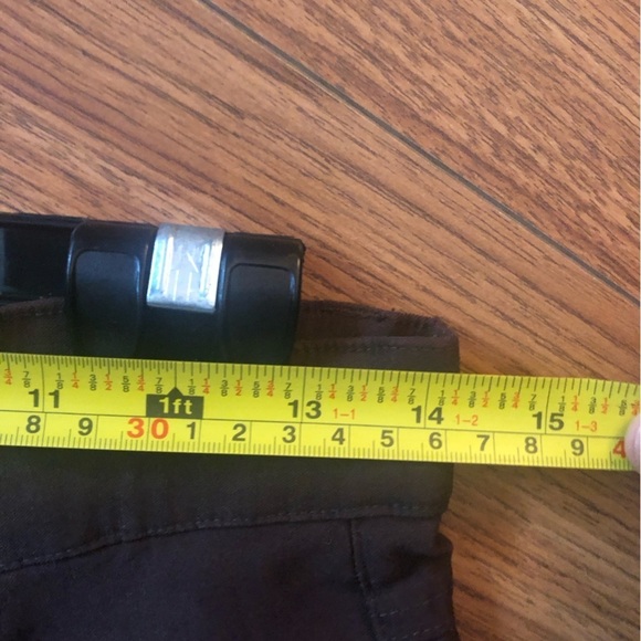 Simon Chang straight leg stretch trousers size  8 Brown - Picture 5 of 12